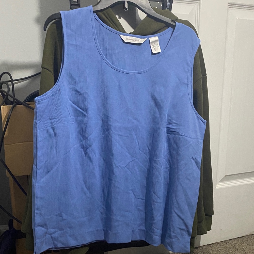 Dreams & Co. Women's Blue Tank Top bundle